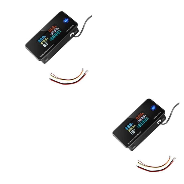 Multímetro digital Multifuncional Scienceny 360 grados Amperímetro Con cable de conexión DC200-10A Tipo 1 2piezas