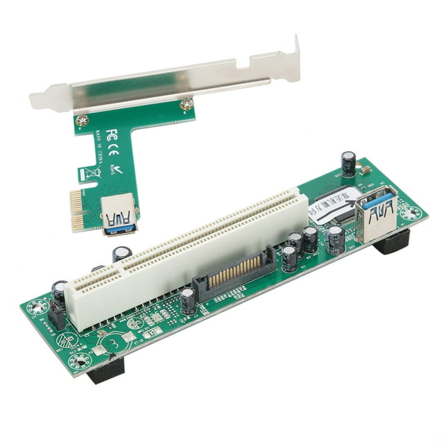 Adaptador Pci-e Express A Pci Tarjeta Pci Express Adaptador De Red Pci-e X1 Tarjeta De Red PCIE Express A PCI Adaptador Tarjeta De Red Controlador Mini ASM1083 Conector De 4 Pines ANGGREK Otros
