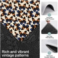 thumbnail image 3 of Beige Butterfly Blue Orange Pattern Kitchen Rugs Sets Of 3,Kitchen Runner Rugs Non Skid Washable,Decorative Kitchen Floor Mats for Kitchen,Sink,Laundry,17"x30"+ 17"x47" + 17"x59", 3 of 6