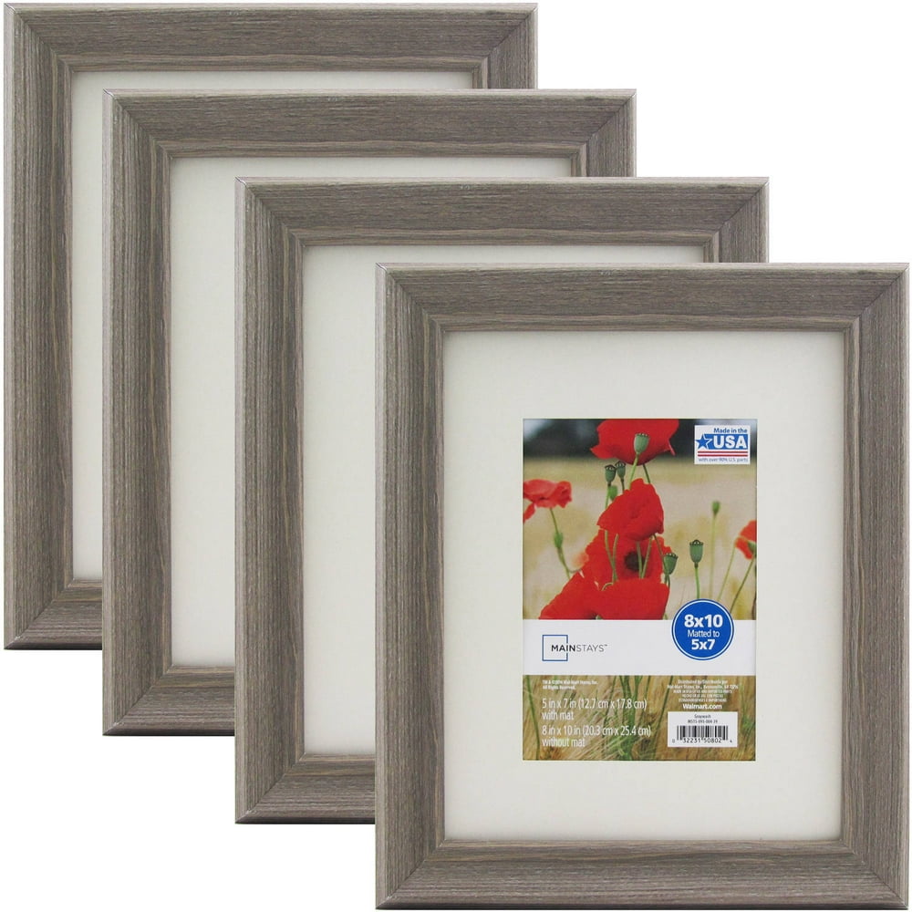 Mainstays Graywash Frame, Set of 4 Multiple Sizes available Walmart