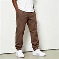 thumbnail image 6 of Active Athletic Casual Jogger Running Sweatpants for Men Wide Leg Elastic Drawstring Waist Pants Casual Joggers Athletic Fall Clothes, 6 of 7