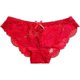 thumbnail image 1 of Calzoncillos de mujer de encaje festoneado Hipster tanga bragas arco ropa interior sexy, 1 of 5