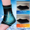 thumbnail image 4 of SHAR Hot and Cold Packs Solid Gel Ankle Protectors Elastic Ice Ankle Wrap ankle ice wrap, 4 of 5