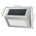 thumbnail image 4 of 1pc/6pcs Outdoor Solar Lights, Solar Deck Lights, Solar Powered Outdoor Lights Waterproof Outside Lights For Garden Backyard Patio Yard Fence Post Stair Step Wall Railing Lighting, 4 of 4