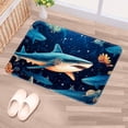 thumbnail image 5 of Shark Polyester Non-Slip Machine Washable Door Rugs Indoor Rug Game Mat, 5 of 6