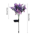 thumbnail image 3 of Lámpara solar decorativa de jardín para exteriores con estaca – Iluminación LED con forma de flor para patio, ideal para caminos, jardines, césped o decoración de bodas., 3 of 6