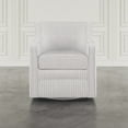 thumbnail image 3 of Jofran Barrett Crux Transitional Modern Textured Upholstery Swivel Accent Armchair, 3 of 9