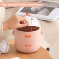thumbnail image 4 of Tnobhg Desktop Trash Can Large Capacity Adorable Appearance Compact Size Funny Cartoon Garbage Container Waste Basket Home Supplies, 4 of 8