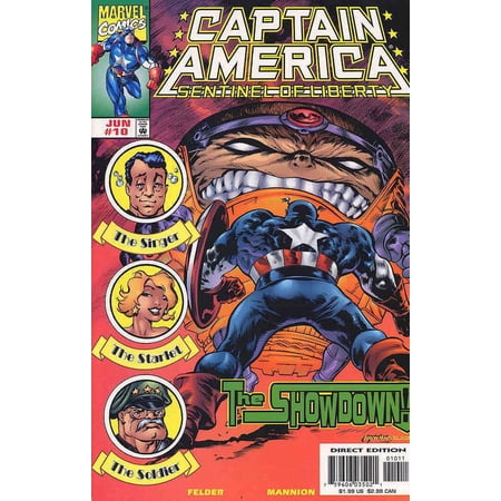 Captain America: Sentinel of Liberty #10 VF ; Marvel Comic Book