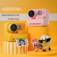 thumbnail image 3 of CáMara de ImpresióN InstantáNea para NiñOs, CáMara de Pantalla de 2,4 Pulgadas con 3 Papeles de ImpresióN, CáMara InstantáNea 1080P, Regalo de CumpleañOs para NiñOs-A, 3 of 10
