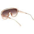 thumbnail image 4 of FEISEDY Oversized One Piece Sunglasses Women Men Fahion Siamese Lenses Retro Design B2580, 4 of 13