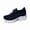 A-Navy37, variant on Yuanlong Women's Sneakers Lace Up Low Top Thick Sole Running Shoes Minimalist Versatile Athletic Footwear