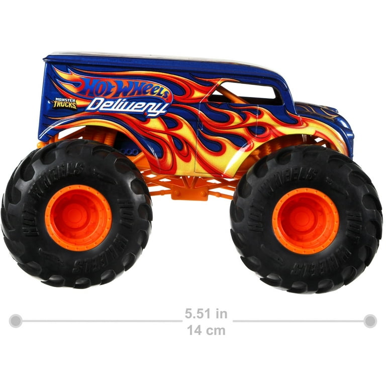 Hot Wheels Monster Trucks RC Rhinomite Transforms into Launcher, Includes  1:64 Scale Toy Truck 