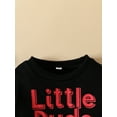 thumbnail image 5 of Bagilaanoe Toddler Baby Girl Valentine's Day Sweatshirt Long Sleeve Letter Print Pullover 6M 12M 18M 24M 3T 4T Kids Loose Tee Tops, 5 of 8