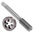 thumbnail image 1 of Bgsha 2pcs/Set 1/2-28 Tap & Die UNEF HSS Outil de Filetage à Droite pour Machine à Mouler, 1 of 8