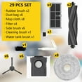 thumbnail image 2 of Piezas de Repuesto para Dreame L40s Ultra CE/CE,X30/L10s Pro Ultra Heat/l10s ultra gen 2/Mova E30,Accesorios: 2*Cepillo Principal,6*Bolsas de Polvo,8*Trapeador,4 Filtro HEPA-Yivy 28 Pzs, 2 of 7