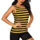 thumbnail image 2 of Balery Bee Stripe Camiseta sin mangas estampada ligera para mujer, tops de entrenamiento sin mangas, camisetas de yoga transpirables de secado rápido.-Large, 2 of 7