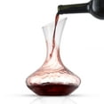thumbnail image 3 of JoyJolt Lancia Hand Blown Non-Leaded Crystal Wine Decanter, 54 Ounce Red Wine Carafe, 3 of 9