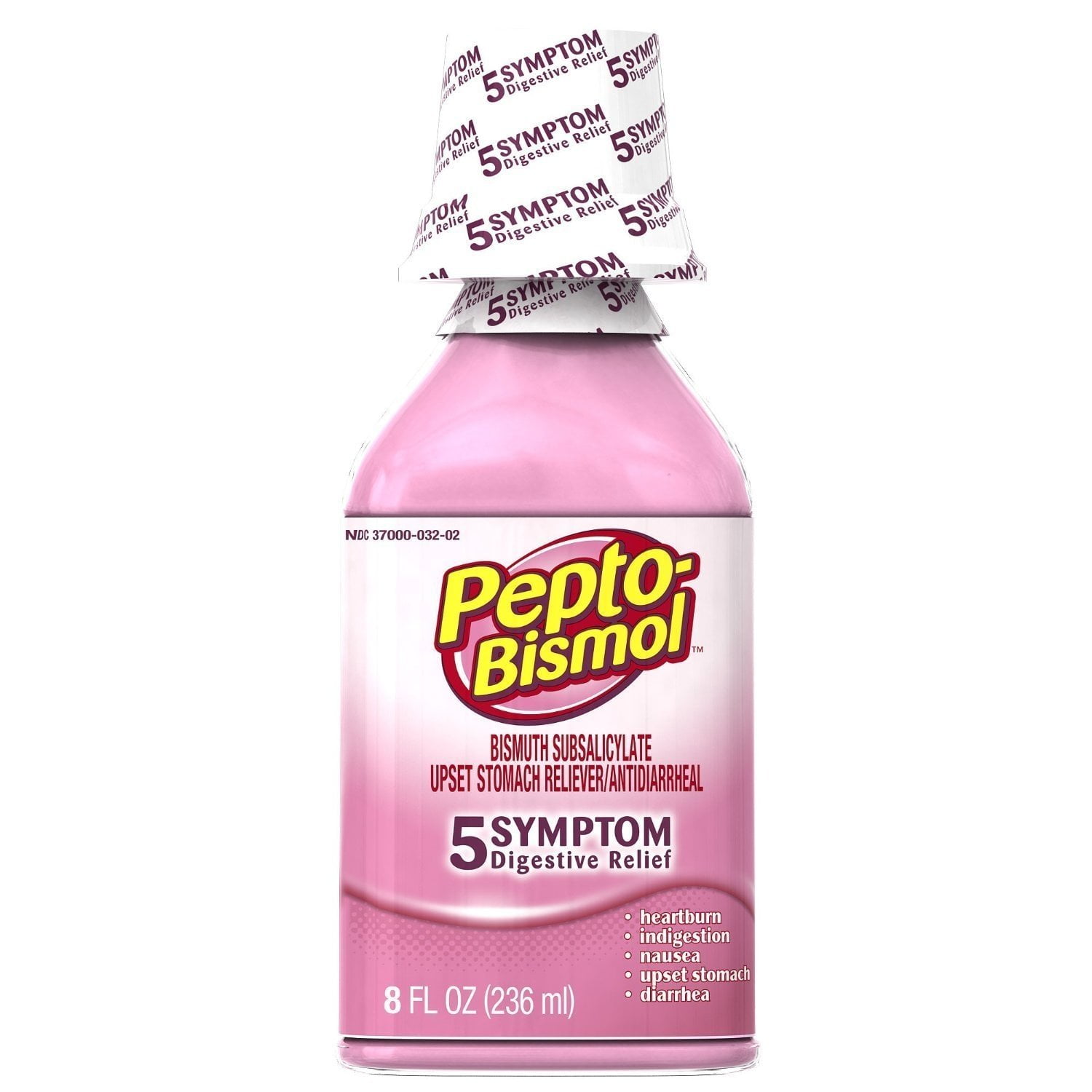 Pepto Bismol Upset Stomach Relief Liquid Original 8 Oz