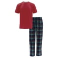 thumbnail image 5 of Fruit of The Loom Men's Crewneck Tee and Fleece Pajama Pants Set, 2-Piece, Sizes S-5XL, 5 of 8