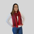 thumbnail image 2 of Red Ultra-Soft Alpaca Wool Scarf, 2 of 2
