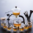 thumbnail image 2 of Unatoiry Ensemble de Thé en Verre Kungfu Paresseux Théière pour Thé Café Cadeaux pour Fans de Thé, 2 of 4