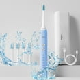 thumbnail image 1 of USB Charging Electric Toothbrush, Electric Toothbrush With 4 Brush Heads, Smart 5-ModesTimer Electric Toothbrush IPX7, 1 of 1