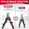 thumbnail image 3 of Juego de 3 tijeras para chapa Arrow Fastener de 8" en acero CR-V, 3 of 9
