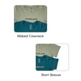 thumbnail image 3 of Ben Din Clothing Fearless Women Short Sleeve Crewneck Cotton T-Shirt, 2Pack, 3 of 4