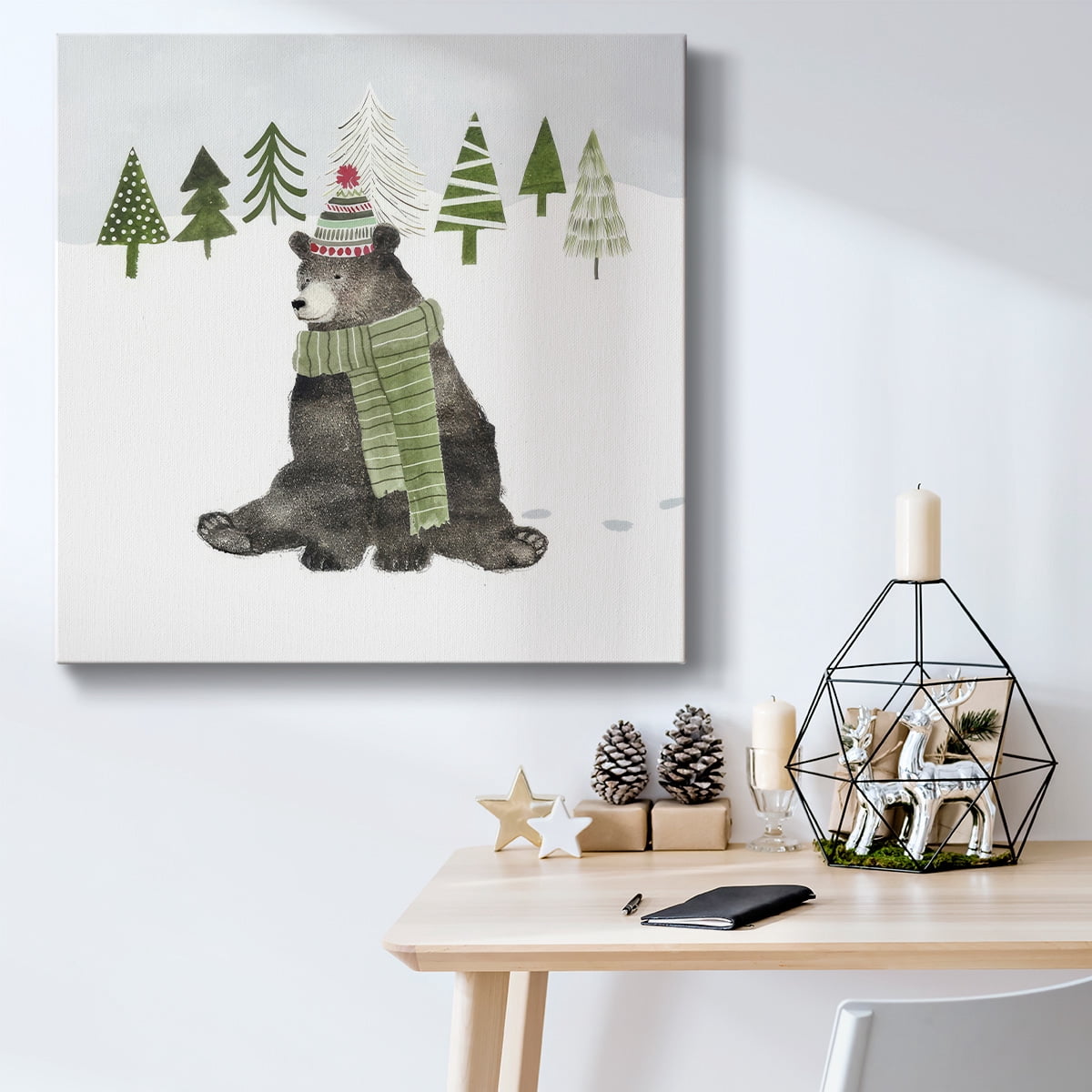 Woodland Christmas IV- Gallery Wrapped Canvas
