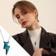 thumbnail image 3 of Boho Vintage Turquesa Lightnings Colgante Collar Mujeres Regalo, 3 of 8