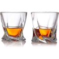 thumbnail image 1 of Vaso de whisky, juego de vasos limpios, apto para lavavajillas, regalo de vino, juego de 2 piezas, 1 of 5