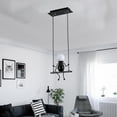 thumbnail image 3 of Lámpara colgante de tejado Perfecl Dormitorio industrial Loft Negro 25x120CM, 3 of 7