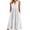 01 White, variant on Dresses for Women Summer Sundress Sleeveless Casual Dresses V Neck A-Line Beach Dress with Pockets