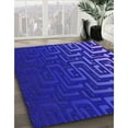 thumbnail image 2 of Ahgly Company Indoor Rectangle Patterned MediumBlue Area Rugs, 8' x 12', 2 of 6