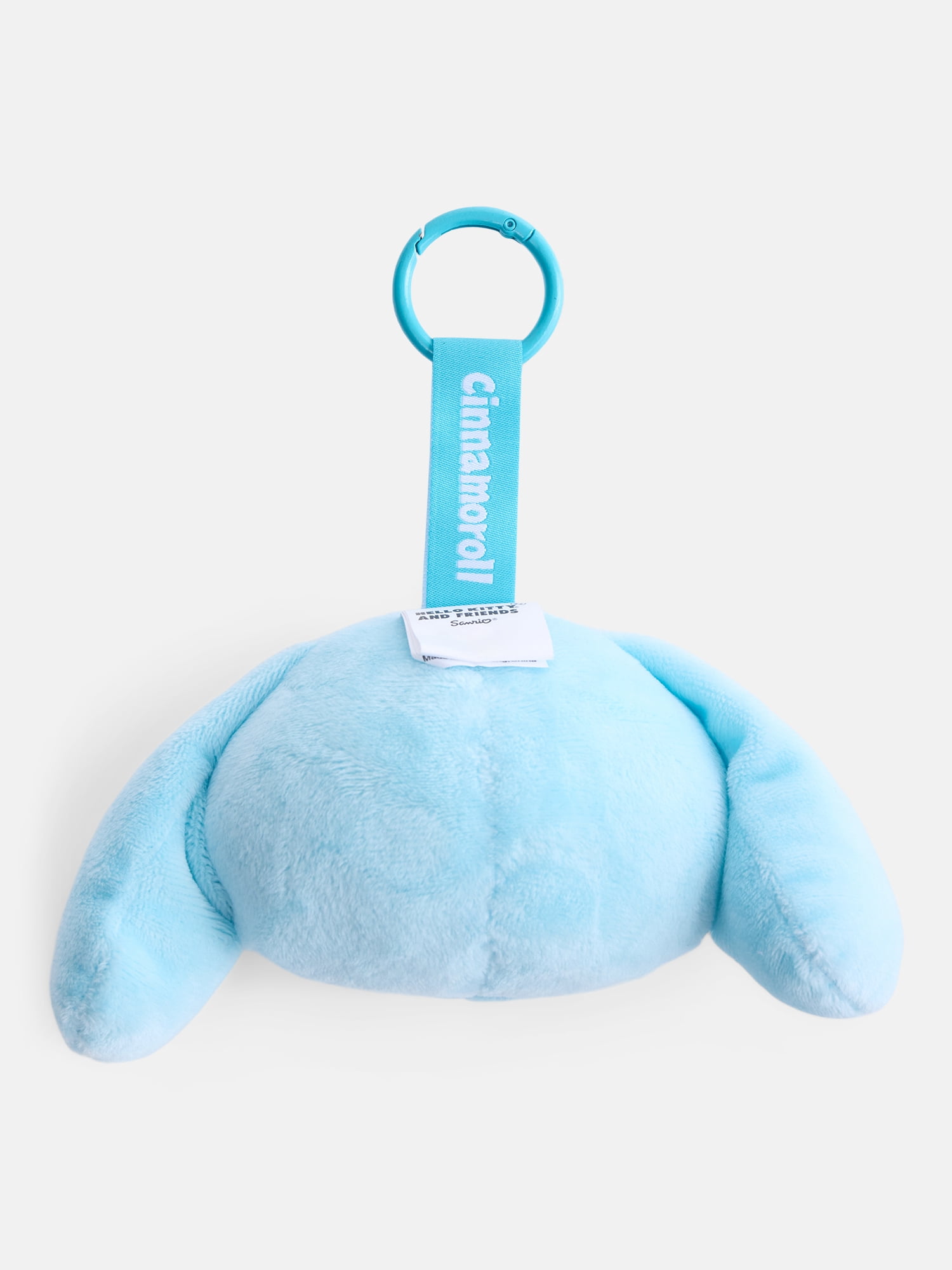 Hello Kitty and Friends Girls' Cinnamoroll Plush Bag Charm, Blue