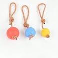 thumbnail image 3 of BeesClover Chien de Compagnie Elastic Rope Ball Résistant à l'Usure Mastication Jouet Drôle Jouet Interactif pour le Nettoyage des Dents, 3 of 7