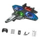thumbnail image 2 of Avión de combate de espuma con control remoto, juguete para exteriores, fácil de volar, 6 canales batería simple azul, 2 of 9