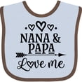 thumbnail image 3 of Inktastic Nana Papa Love Me Grandchild Boys or Girls Baby Bib, 3 of 4