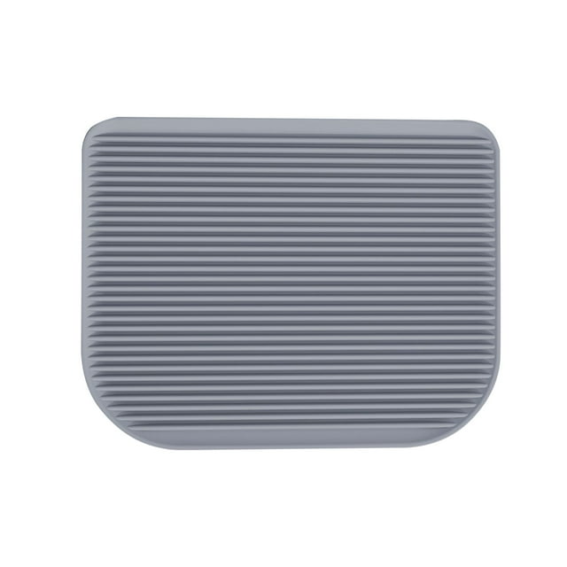Hearth & Gear Cat Litter Mat Double Layer Cat Litter Mat EVA Non Proof Cat Litter Catcher Mat Easy Clean Scatter Control (19.5x15.5 Inch Gray) Wee Pads for Cats Disposable Cat Litter Boxes for Indoor