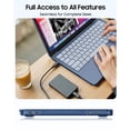 thumbnail image 6 of Fintie Clear Case for MacBook Neo 13" (A3404, 2026), Ultra‑Thin Snap‑On Hard Shell Cover for MacBook Neo 13" with A18 Pro Chip, Crystal Indigo, 6 of 9
