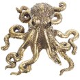 thumbnail image 2 of GOOHOCHY Mini adorno de pulpo de latón, modelo de pulpo, figura animal, decoración de escritorio, 2 of 7