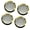 Arabian gold, variant on SDFGTstore 4Pieces Round Clock Inserts 55mm Arabic Roman Numerals for Stylish Home Decors