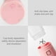 thumbnail image 5 of Licuadora portátil recargable por USB | Smoothie personal y exprimidor de frutas de 350 ml | 6 cuchillas de acero inoxidable 304 | Batería de 1800 mAh para viajes, gimnasio, escuela y actividades al, 5 of 7