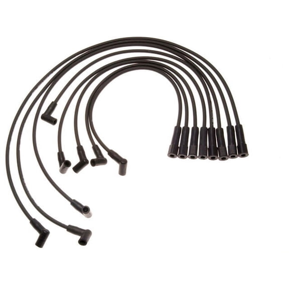 Spark Plug Wire Set - Compatible with 1987 - 1990 Cadillac Brougham 1988 1989