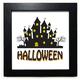thumbnail image 1 of Feliz Halloween Horror Castle Mesa de pared con marco cuadrado negro, 1 of 4