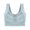 Blue, variant on Womens Bras Comfortable Bra Lace Seamless Breathable Push-Up Full Cup Exposure Underwear Daily Bra XL