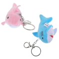 thumbnail image 2 of Cute Mini Plush Shark Keychain Lovely Stuffed Animal Key Chain Backpack Keychain Purse Key Holder Charms Backpack Bag Pendant Bag Stuffers Keyring Bir, 2 of 4