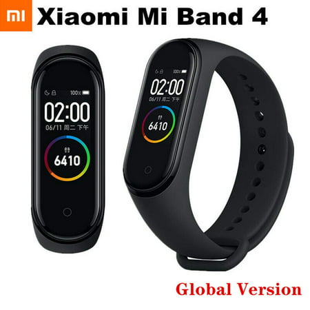 Xiaomi Mi Band 4 0.95" 3 Color AMOLED Screen Smart Bracelet Smartband Heart Rate Monitor Sleep Monitor Fitness Tracker Bluetooth Sport 5ATM Waterproof Smart Band Standard Version (Global Version)