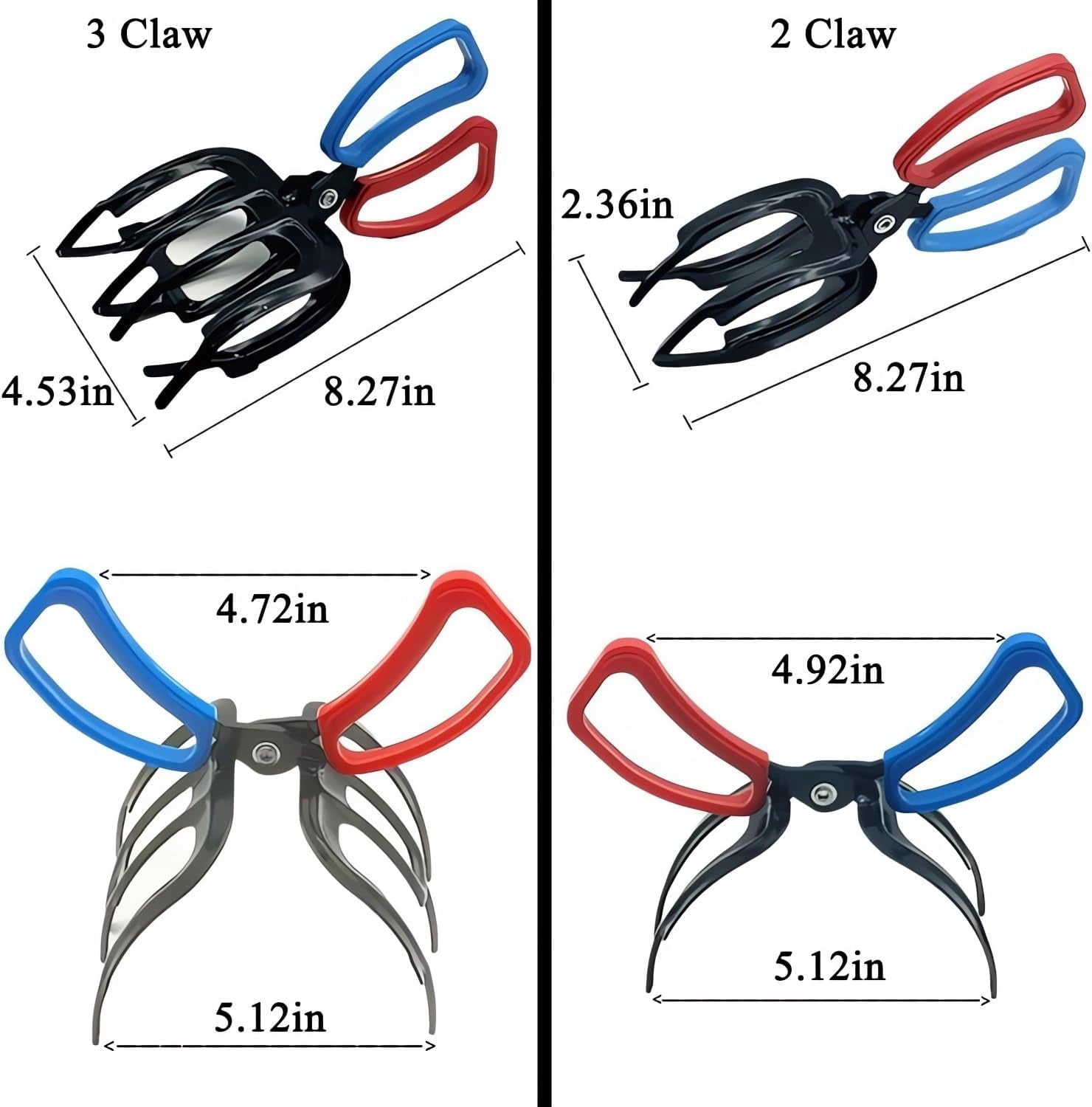 2024 New Fishing Pliers Gripper - Metal Fish Control Clamp Claw, Multi-Function Fishing Pliers Tool, Tong Grip Tackle Tool for Fishing, Fish Catching Clip Accessories for Outdoor Fishing